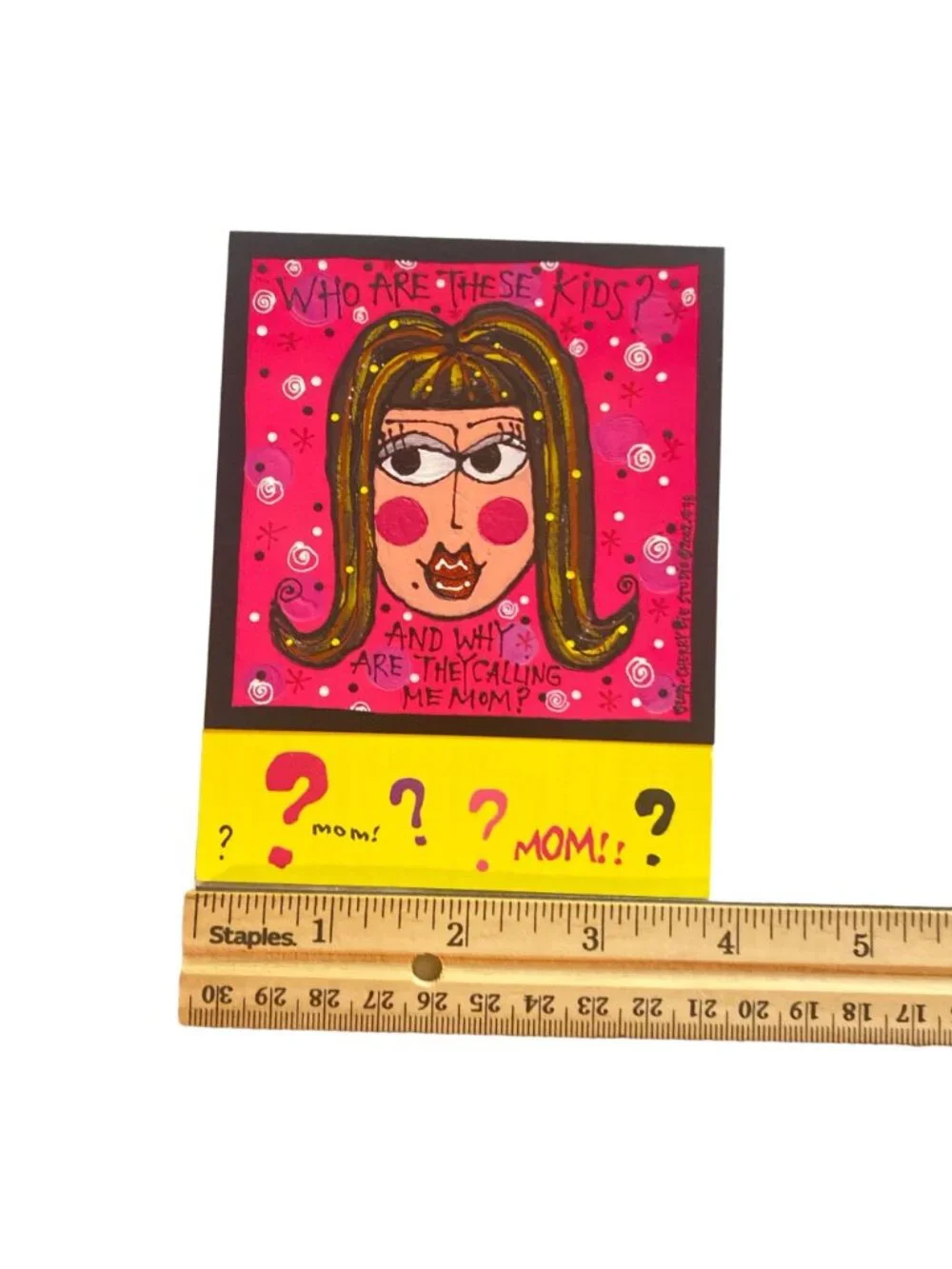 Funny 6/pk Brunette Woman VTG Note Cards Leanin' Tree Lori Wiseman‎ NIP